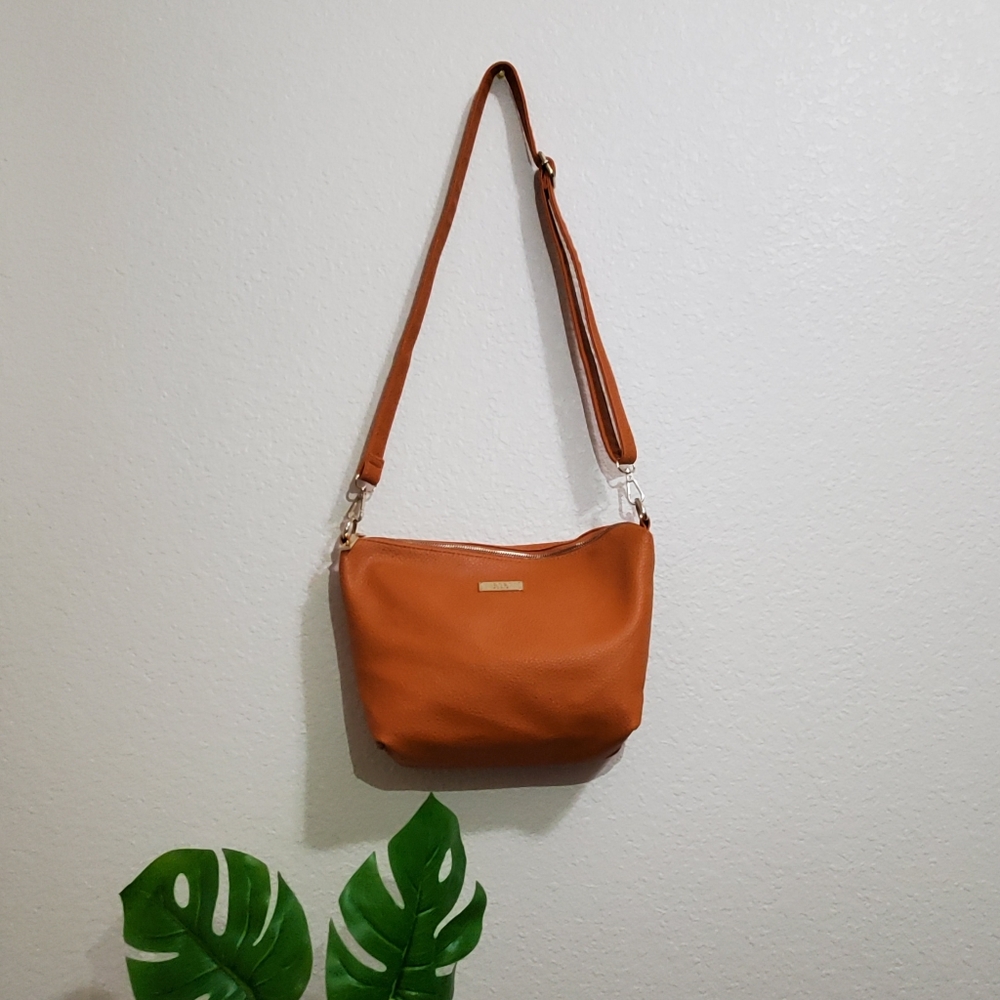 BCBG PARIS Orange Curry Crossbody Bag